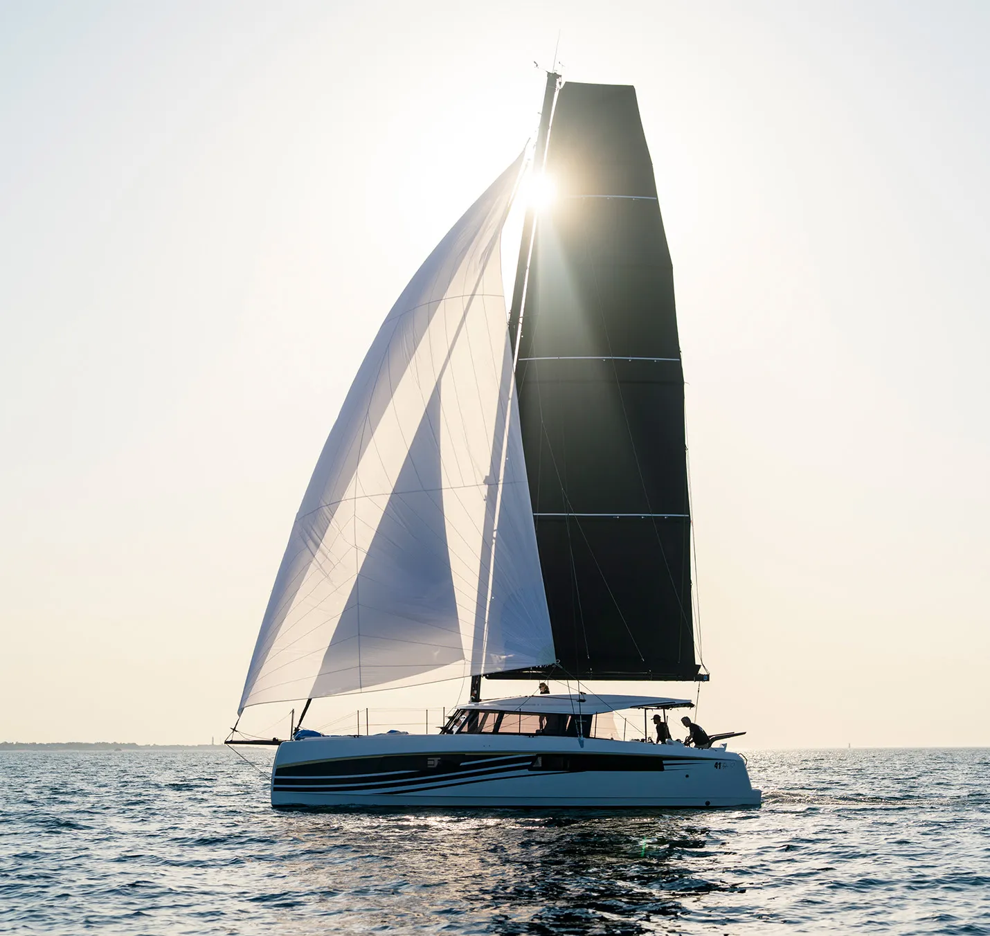 A silhouette designed for sailing